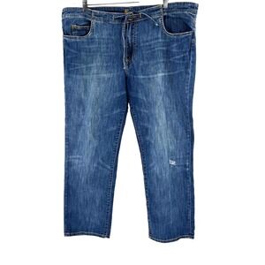 Kut from the Kloth Ankle Cropped Drawstring Jeans Women's 14 Blue Coastal Beachy